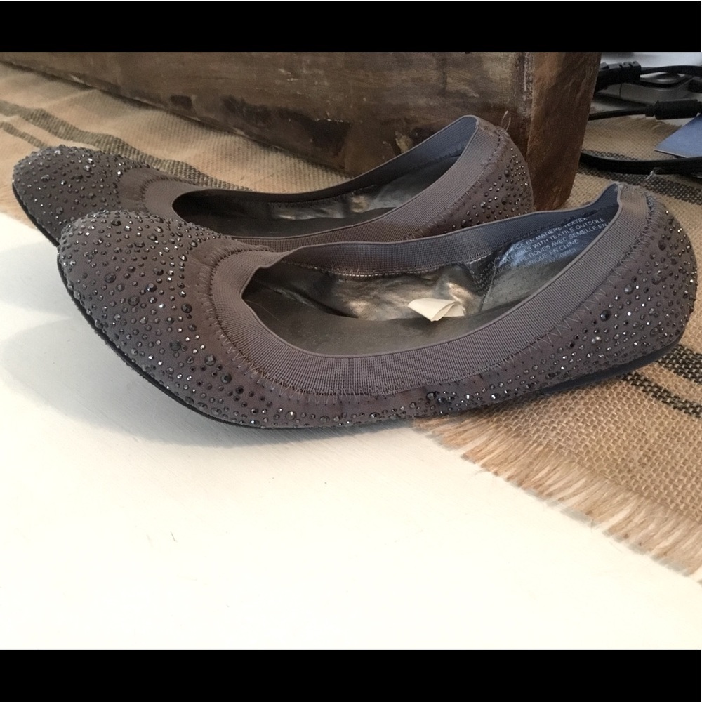 Mossimo Gray Sparkly Flats